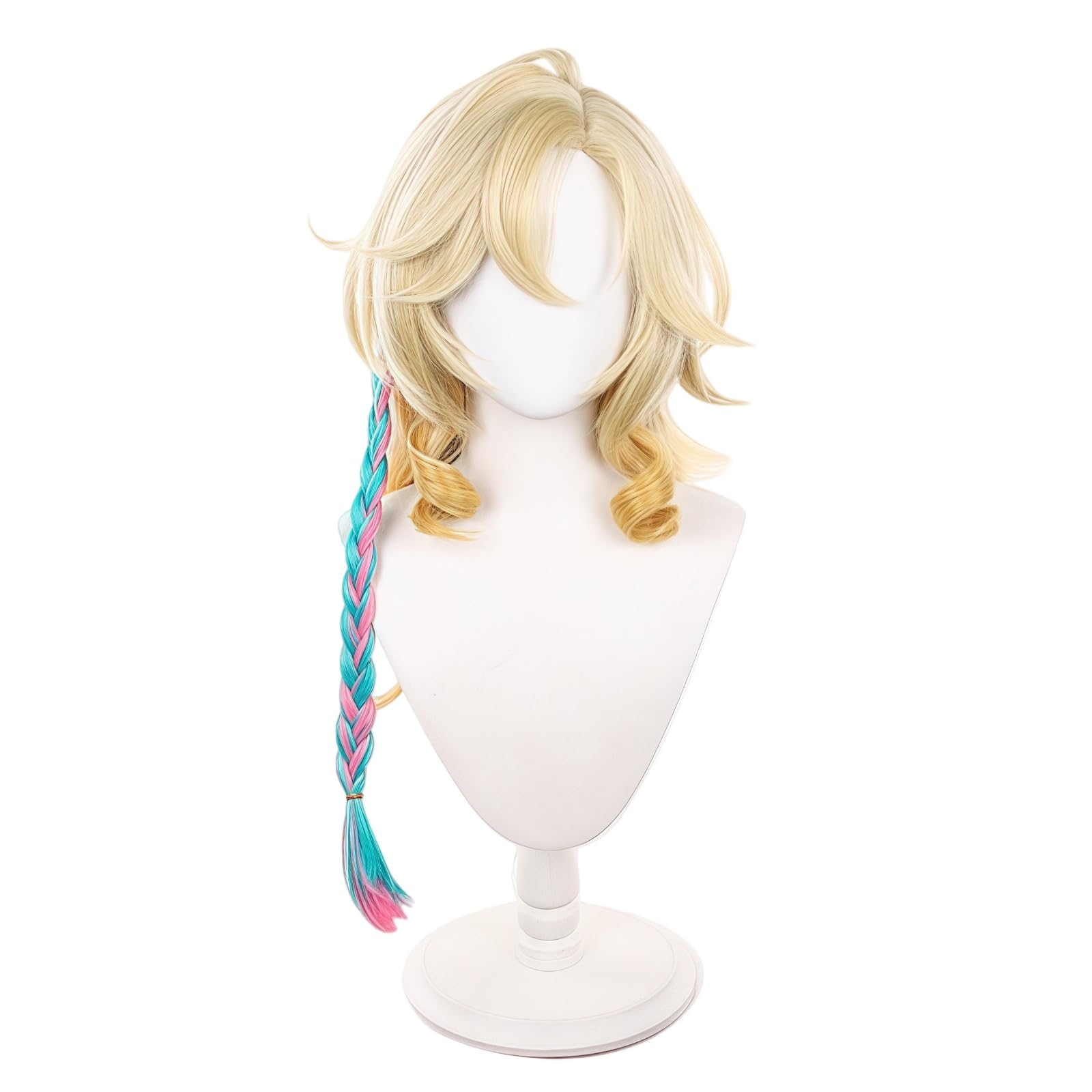

NOKIJP Shironen Wig, Genshin Impact Cosplay, Heat-Resistant, Smooth, Easy to Style, Genshin Impact Hatchet, Shironen, Soul-Forging Flame