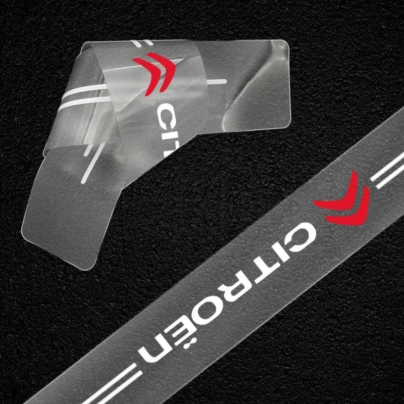 Transparenter Kofferraumaufkleber für Citroen DS Grand Picasso C1 C3 C4 C4L C5 C6 C8 VTS Aircross