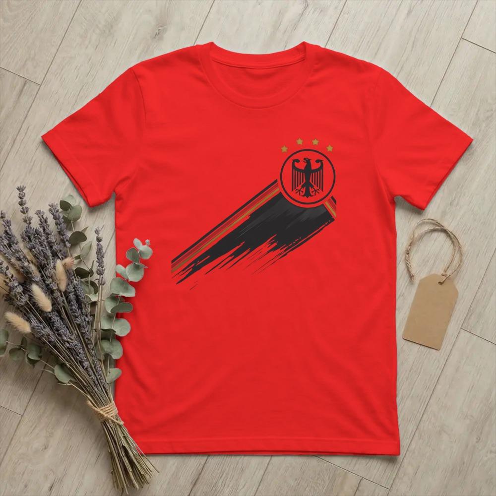Funny Deutschland Germany Football Player T-Shirt Men O Neck Cotton T Shirts 2026 Soccer Short Sleeve Tee Shirt Original Clothes