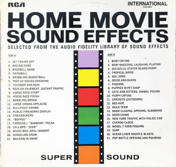 LP Record NO ARTIST - Home Movie Sound Effects INTS1076 RCA Internation 1970 UK Music Others Used