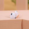 Creative Resin Cow Figurine – Cartoon Animal Craft Kit for DIY Decor, Gifts, and Handmade Projects