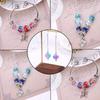 12/24/48pcs Resin European Large Hole Bead Color Sparkling Powder Loose Spaced Bead DIY Bracelet Necklace Earrings Jewelry Making