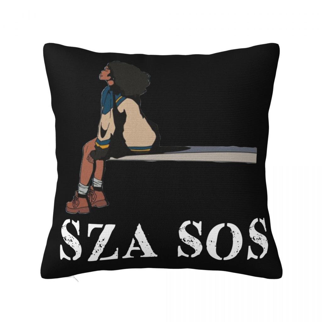 SZA Rapper Singer Square Pillow Case Cushions for Sofa s Music Vintage Pillowcover Home Decor