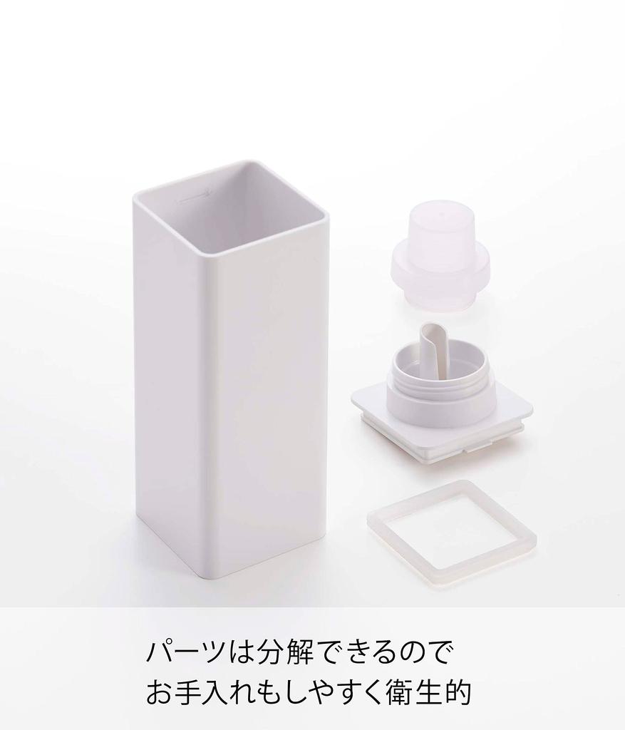 Yamazaki Magnetische Nachfüllbare Wäsche 7 x x 22 Tower Messen Einfaches Produkt 4852 Flasche, Weiß, ca.. 7.2 cm, Kappe, Nachfüllung, 500ml, Nummer