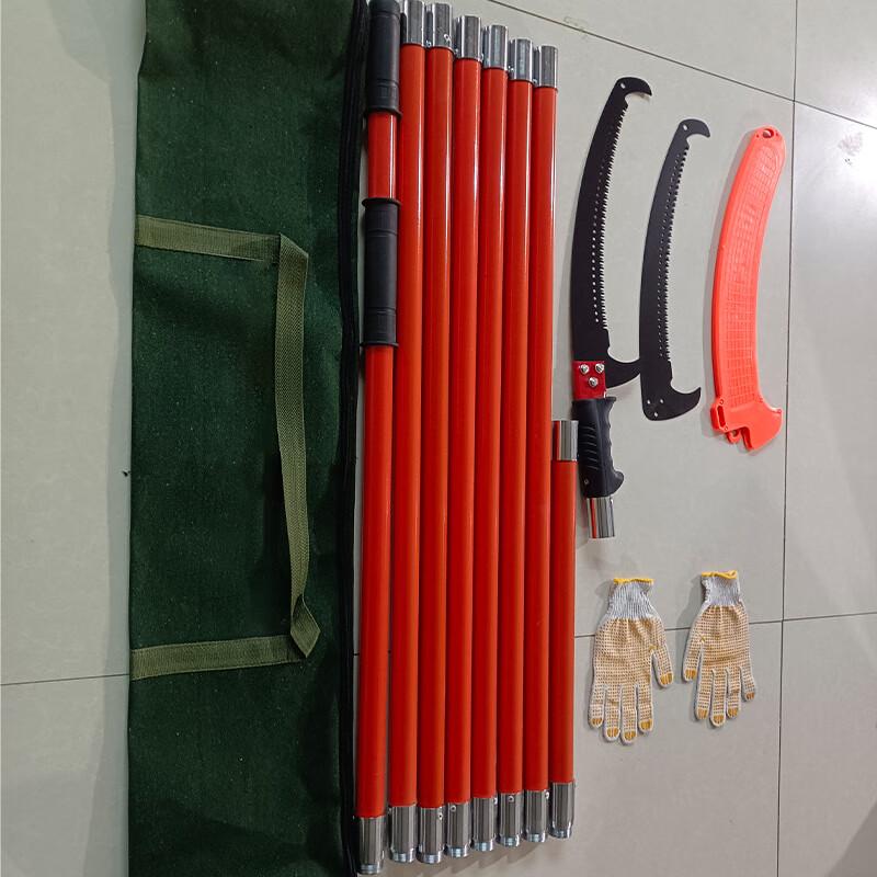 Telescopic High-Branch Pruning Saw and Shears Kit