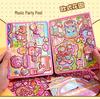 Mochi Jelly Stickers Quiet Book: Handmade DIY Planner for Girls - Creative Children's Toy