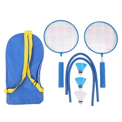 Children Badminton Set Lightweight Kids Badminton Racket with 3 Shuttlecocks Carrying Bag Grip Strap for 3 To 12 Years