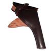 British .455 Webley Revolver Leather Holster for Sam Brown Belt - Dark Brown 0P-GLOB-BJZE