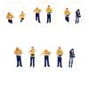 5Pcs 1:64 Scale People Figures Layout Decoration Landscape Decor Collection