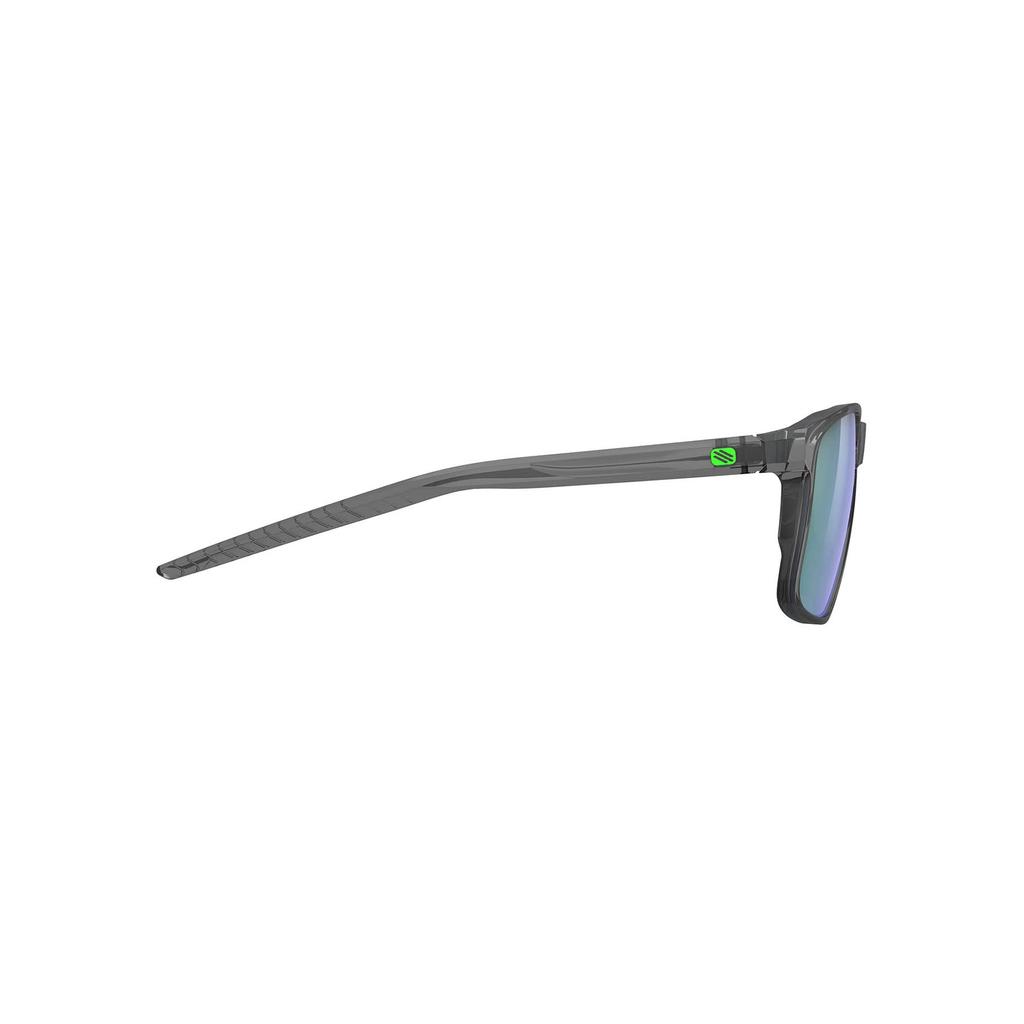 Rudy Project Sunglasses Overlap Crystal Ash Frame Polar 3FX HDR Multi Laser Green Lens 58mm SP776133-0000
