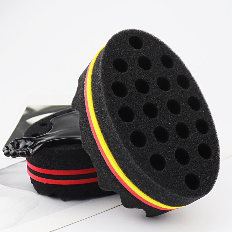Black Hot Hair Sponge Comb Set for Styling and Care