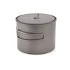 TOAKS Titanium POT 1300ml Outdoor Camping Cookware with Lid and Handles Folded POT-1300
