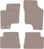 Beige Velours-Fußmatten für: Hyundai Getz Schrägheck (2002–2010)