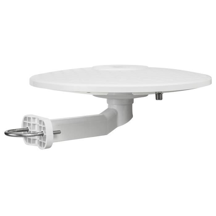 Antenne Multidirectionnelle Active - DVL-T - DVB-T2 - Gain 20-44 dB - 360° - USB/12V