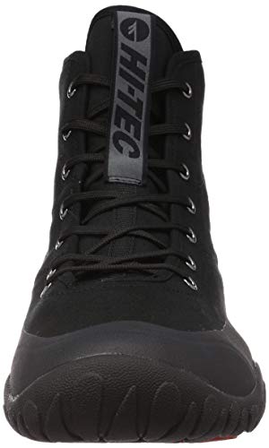 Hi-Tec Amacro HI II All-Weather Sneakers, High-Top, Outdoor, Non-Slip Sole, Black, Size 27cm, E