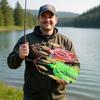 23g Noisy Buzz Rotating Blade Bubble Vibration Tandem Spin Willow Bass Trout Perch Pike Lunker Spinner Baits Hard Fishing Lure