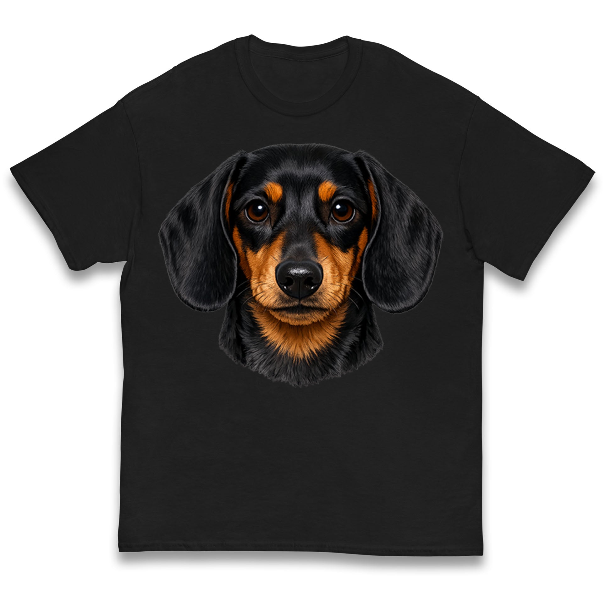 

Dachshund Face Kids T Shirt 140
