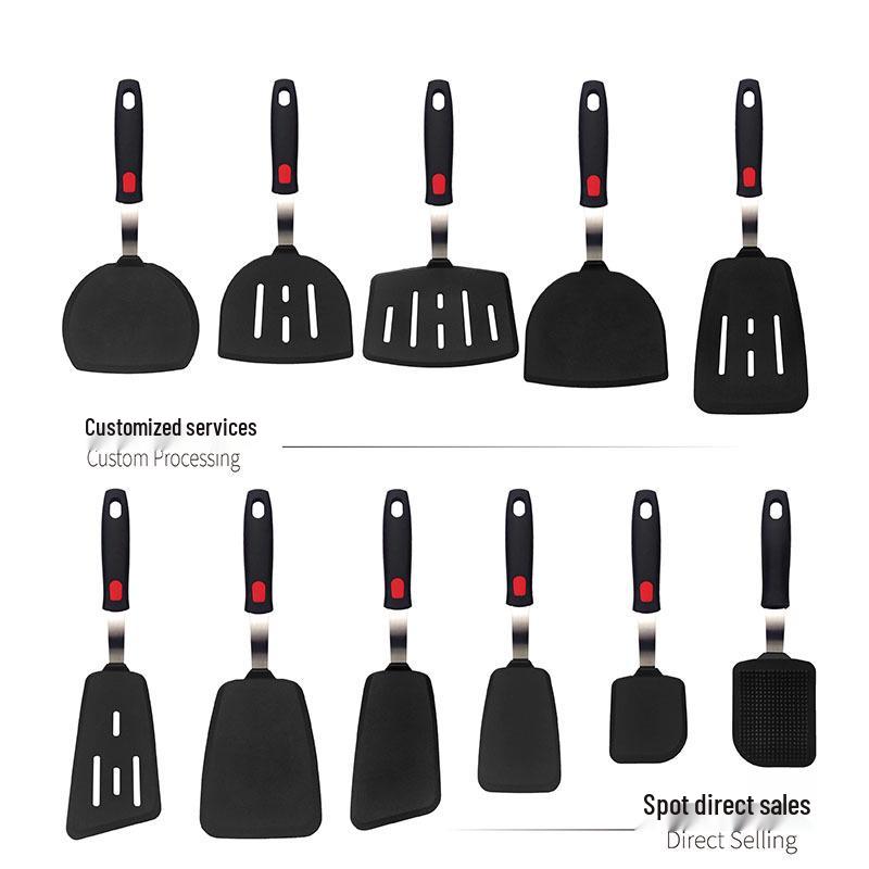 Silicone Non-stick Griddle Spatula: Anti-scalding, Heat-resistant Kitchen Tool for Pancakes & Tamagoyaki