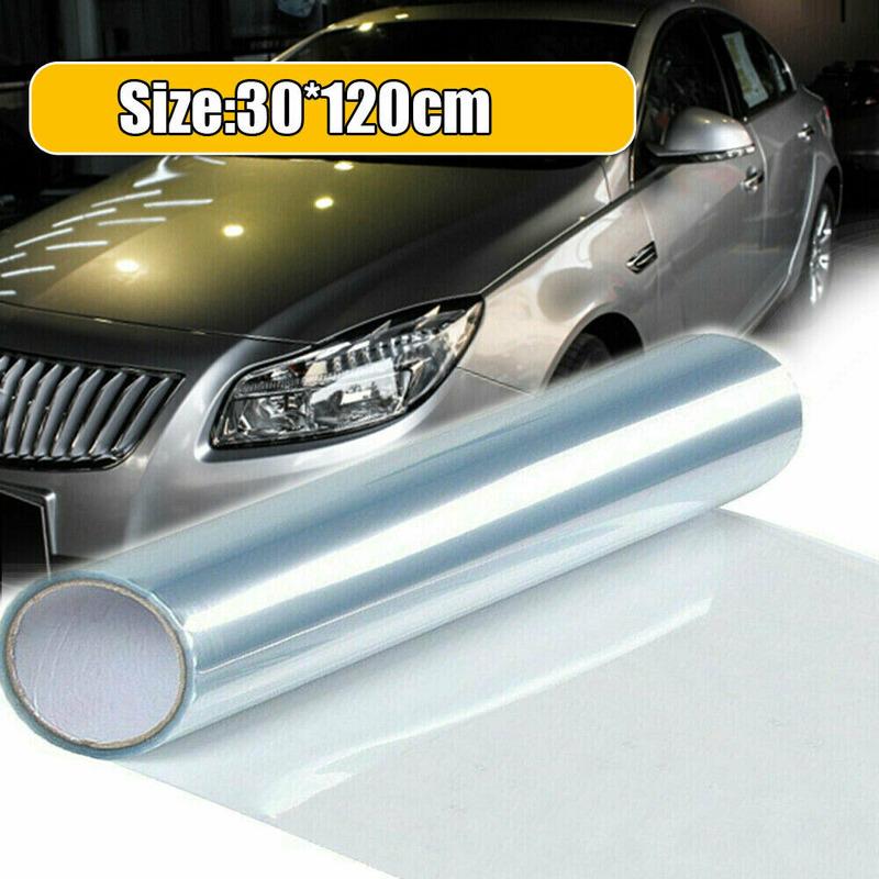 1pc, Premium Clear Vinyl Car Light Tint Film, Easy Install Headlight & Taillight Cover, Fog-Proof, PVC Material, for Various Vehicle Models
