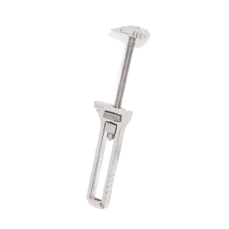 Ergonomic Aluminum Alloys Compact Keychain Pocket Wrench Tool For Bolt Tightening Nail Removal Beverage Opening Tasks