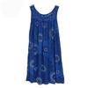 GMXIA Women's Lace Patchwork Printed Sleeveless Swing Dress