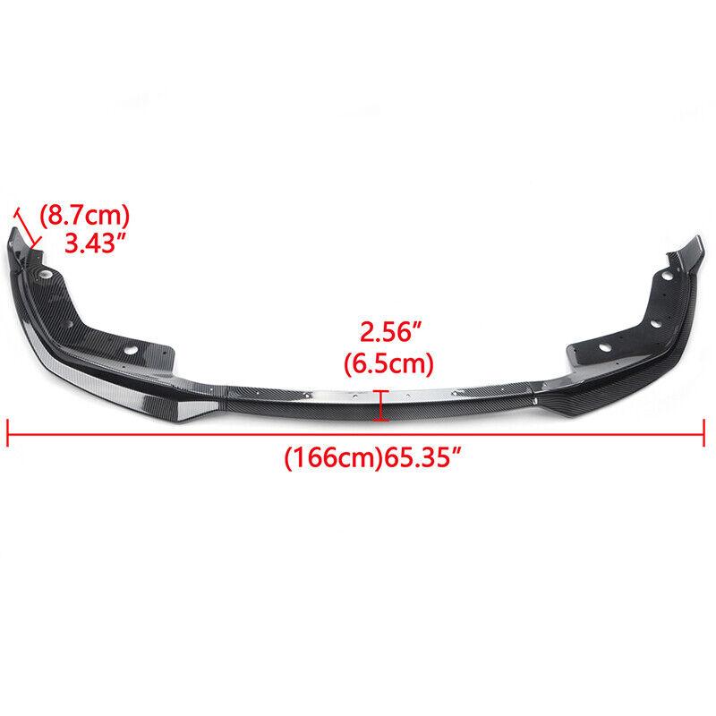 For Bmw 3 Series G20 G21 320i 330i 2019-2025 M Sport Style Diffuser Guard Car Body Kit Cover Front Bumper Splitter Lip