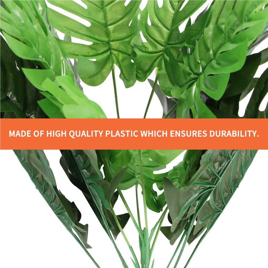 Lebensechte künstliche Blätter für Zuhause, Wohnzimmer, Hotel, tragbare Blätter, Hochzeitsfeier, Tischdekoration