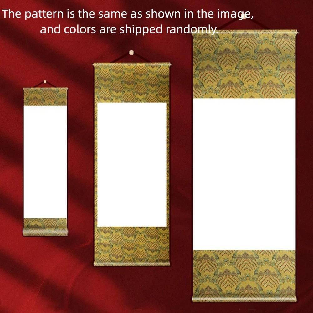 Painting Drawing Paper Blank Hanging Blank Scroll Calligraphy Paintings Mounting Scroll  Buddhists