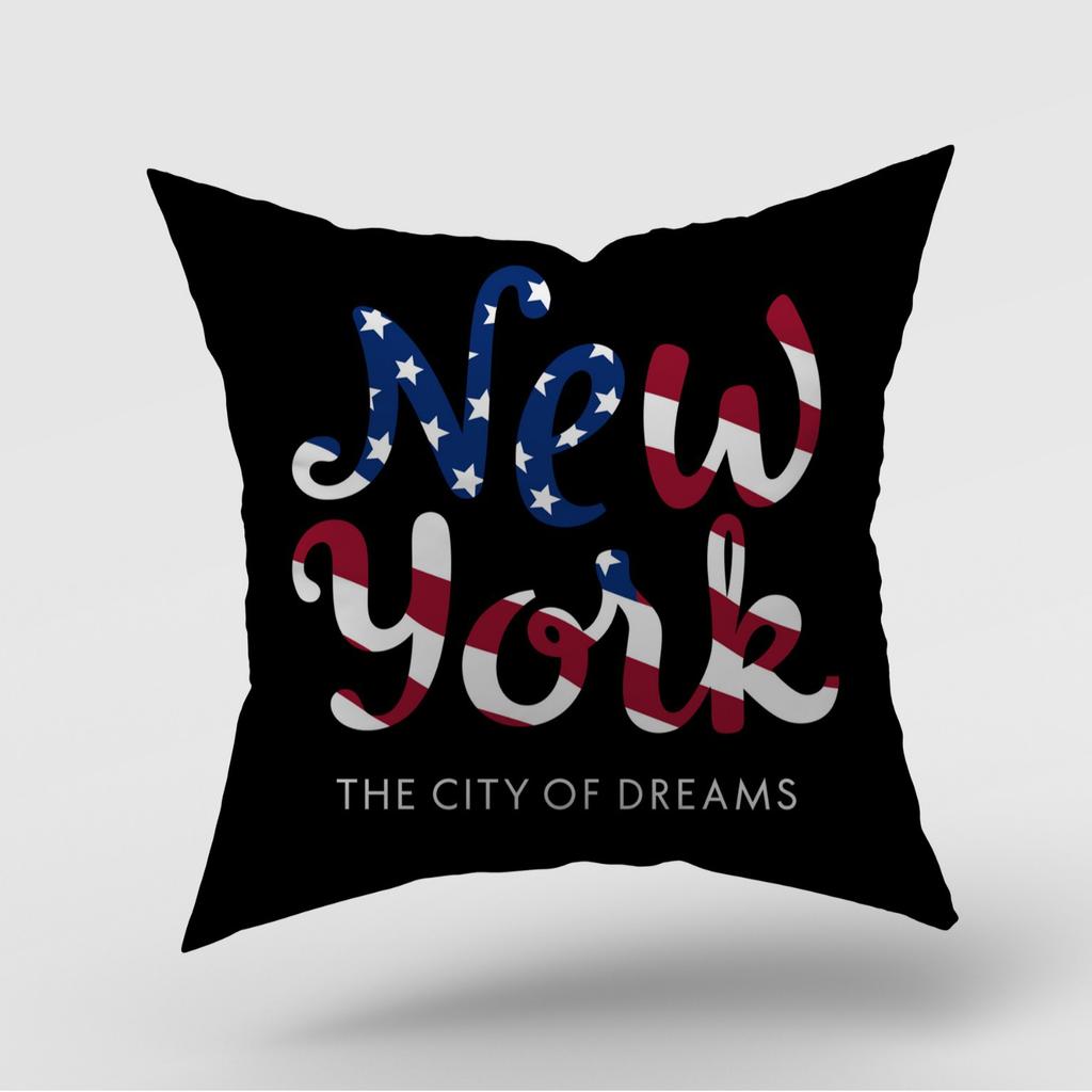 New American Independence Day Pillow Cover American Logo Outdoor Home Decoration Pillow Cushion Cover