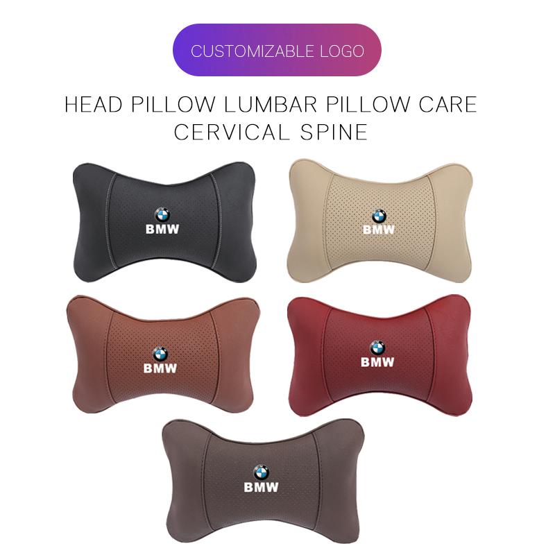 DOOD2 1Pcs Car Headrest Auto Breathable Seat Neck Pillow Accessories For BMW X1 X2 X3 X5 X4 X6 X7 G30 G20 G32 G11 G12 F40 F30 F20 F10