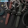 SYNOKE Retro Men's Quartz Watch, Alloy Case, Leather Strap - Fashion Sport Wristwatch, Ideal Student Gift