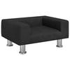Vidaxl Sofa Dla Dzieci, Czarna, 50X40X26,5 Cm, Aksamitna