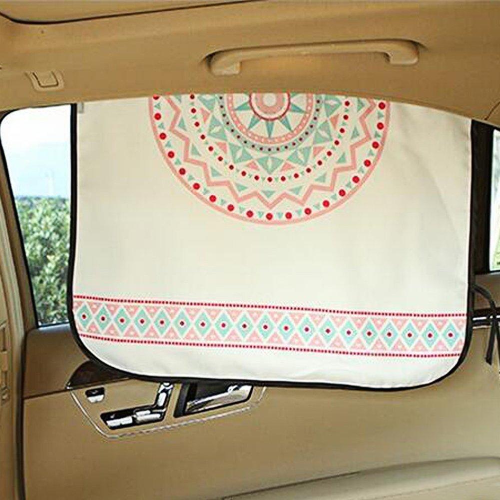

VIYOR Car Curtain, Sun Shade, Backseat Car Window, Sunshade, Cute, UV Protection, Bohemia
