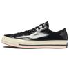 1970s 70 OX Slip Resistant Abrasion Low Top Board Shoes Unisex Gloss Black