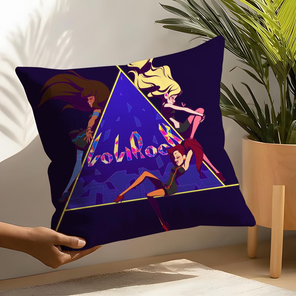 Pop Rock Girl Group Pillow Case Home Living Room Decoration Linen Pillow Cases Cushion Cover