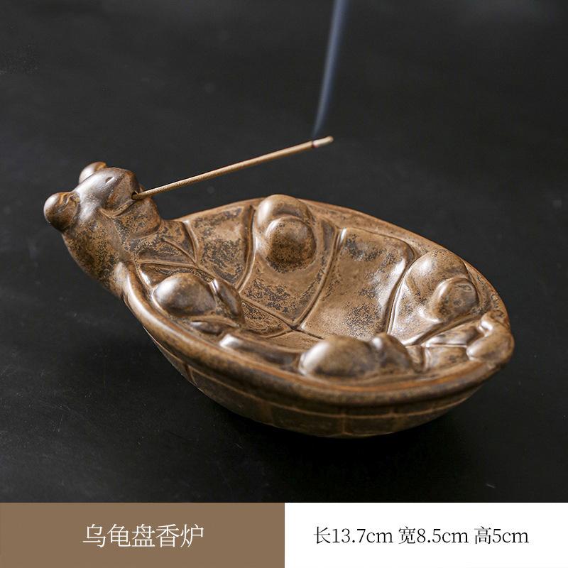 

Подставка для благовоний в виде черепахи Винтажные Дымовые Паровые Кадильницы Ароматерапия Кадило Чайные Предметы Аксессуары Украшения