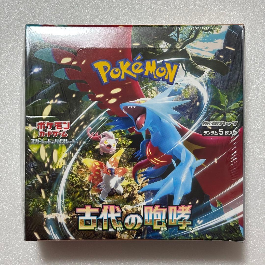 Used Pokemon Card Game Expansion Pack  Ancient Roar  Unopened Box with Shrink
