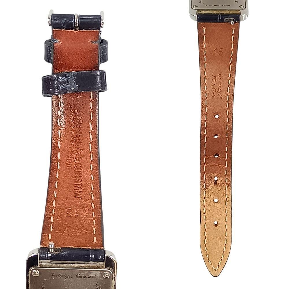 Used FREDERIQUE CONSTANT Frederique Constant FC-200X1C12/4/6 Classic Carre Quartz Ladies Watch Genuine / C1050