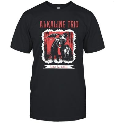 Alkaline Trio T Shirt Time To Waste Punk Rock Band Tour Graphic Tee