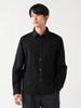 Beams Heart Men's Luxury Ponte Shirt, Black, Size L