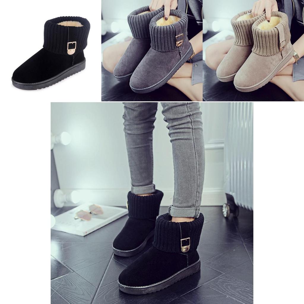 Elegant Winter Warm Snow Boots For Women And Girls With Cozy Mini Bailey Bow Design