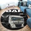 Daf Team Custom Name Round Area Rug Carpet Rug For Living Room Bedroom Sofa Playroom Decor Nonslip Floor Mat