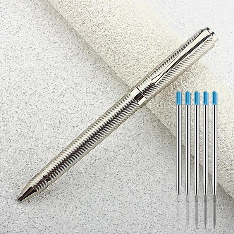 Luxury 716 Metal Capless Twist Ballpoint Pen , Elegant Signature Pen Gift Pens for Men Women