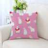 Cute Cartoon Alpaca Pillowcase Car Ornaments Office Living Room Sofa Home Pillowcase