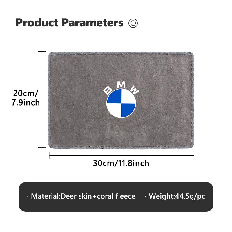 DLCP9 Car Wash Towels Absorbent Quick Dry Streak Coral Velvet Towel For BMW M 1 3 4 5 6 7 Series M3 M6 F01 F02E34 E36 E70 F10 X6 X1