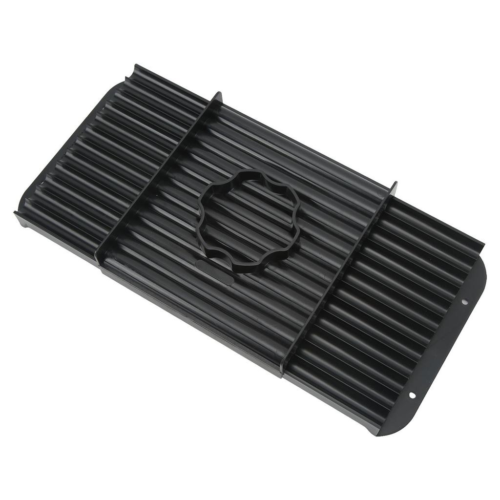 Bait Rolling Plate ABS Plastic Black Portable Lightweigh Fishing Bait Roll Board for Outdoor