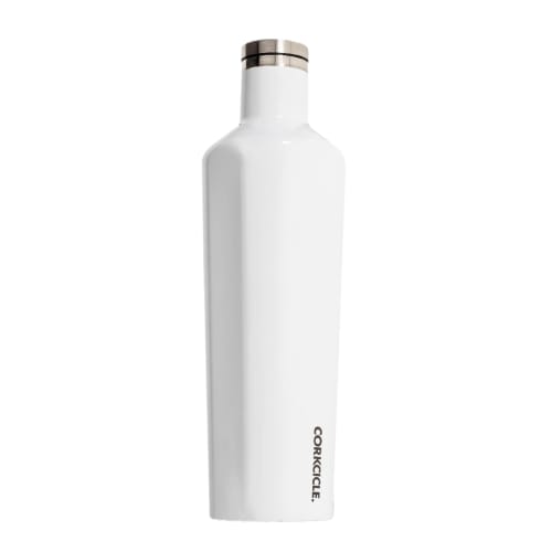 Corkcicle Vinnebago Insulated Stainless Steel Bottle/Thermos, 25 Oz, White, 2025GW