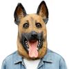 Realistic Police Dog Latex Mask - Halloween Costume Party Prop