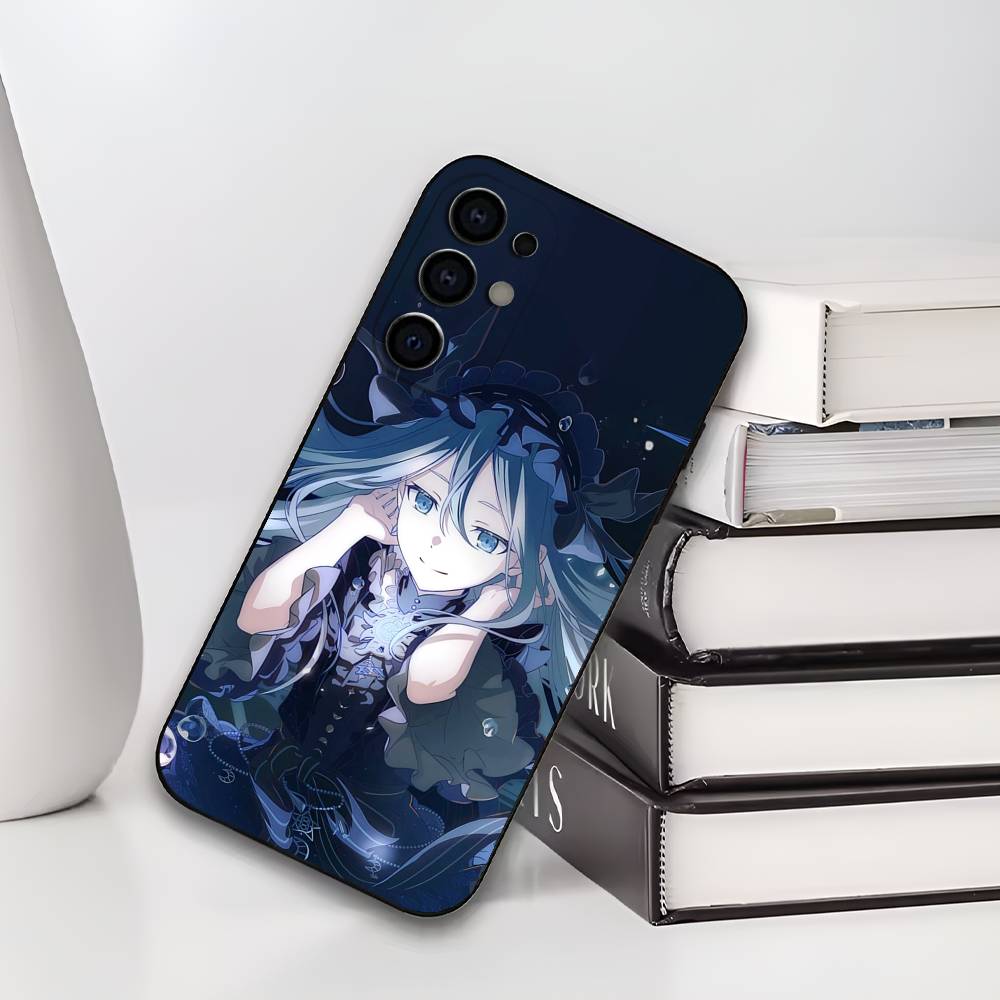 Kanade Yoisaki P-Project S-SEKAI Phone Case For Samsung S25,S24,S21,S22,S23,S30,Ultra,S20,Plus,Soft Silicone Black Cover