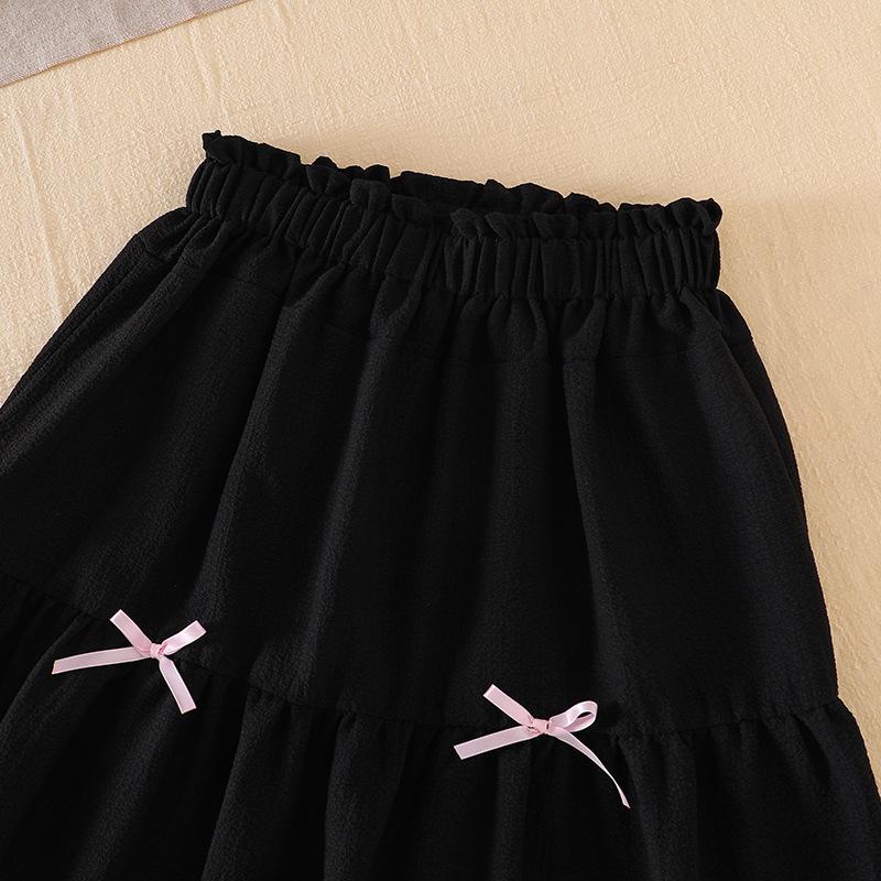 Girls' Casual Set - Summer Children's Fashionable Top and Skirt Set (two-piece)